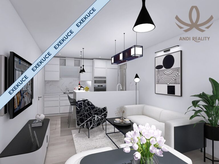 Návrh rekonstrukce bytu 2+1 na 3+KK s andireality.cz